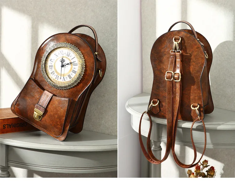 Новая сумка Женский творческий будильник Сумка-часы в стиле ретро сумка(без аккумулятора