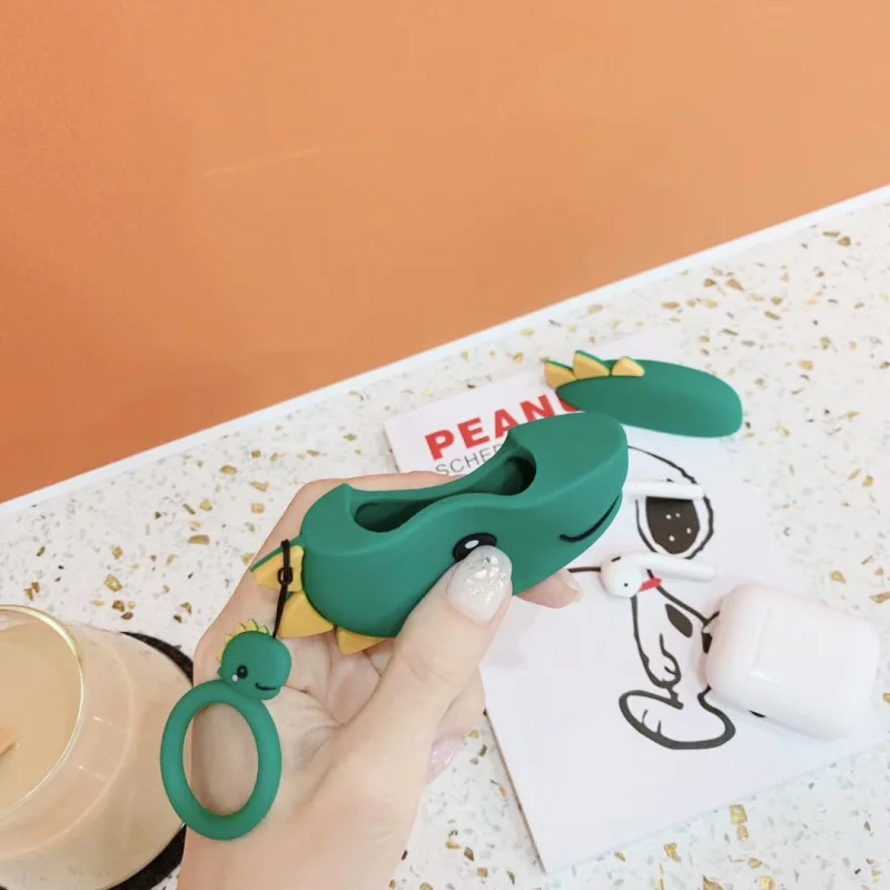 Мягкий силиконовый чехол для Apple AirPods, милый мультяшный щенок, чехол для наушников, защитный чехол для AirPod, чехол для Air pods, зарядная коробка