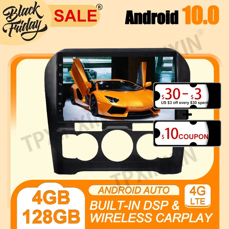 

Android 10.0 PX6 4G+128G Carplay DSP For Citroen C4L A/C Car Multimedia Player Auto Radio Tape Recorder GPS Navigation Head Unit