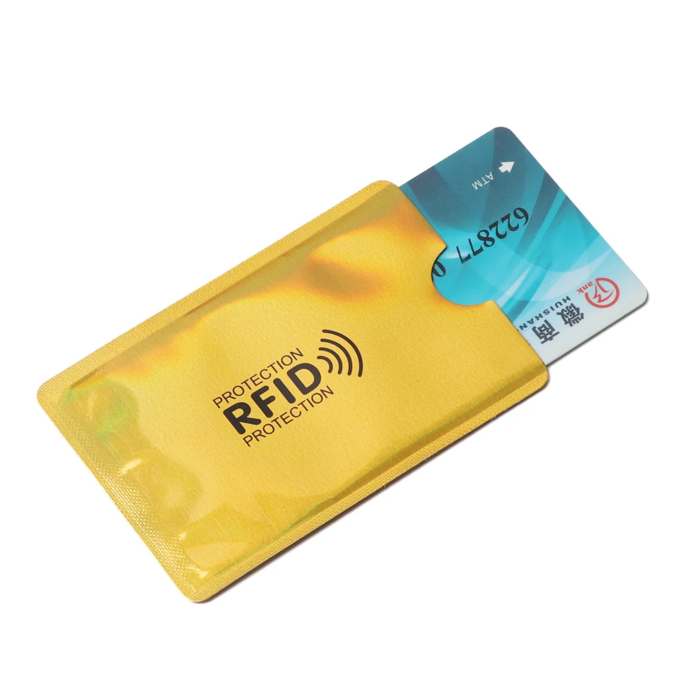 10 шт. чехол кошелек с Rfid защитой|Держатели для карт и записок| |