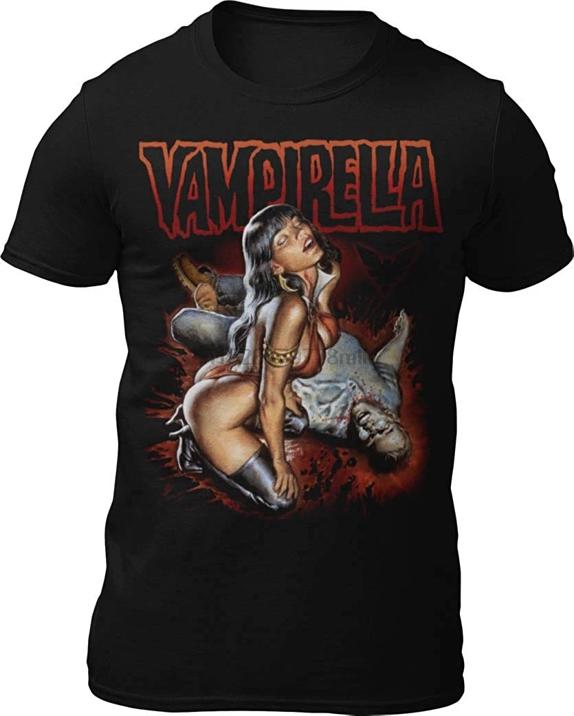 Футболка с надписью Death Is Coming Vampirella Feed летняя Новинка брендовая мужская футболка
