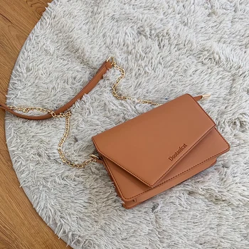 

2019 new deluxe South Korean college style double shoulder postman bag retro British Style Single Shoulder Messenger small squar