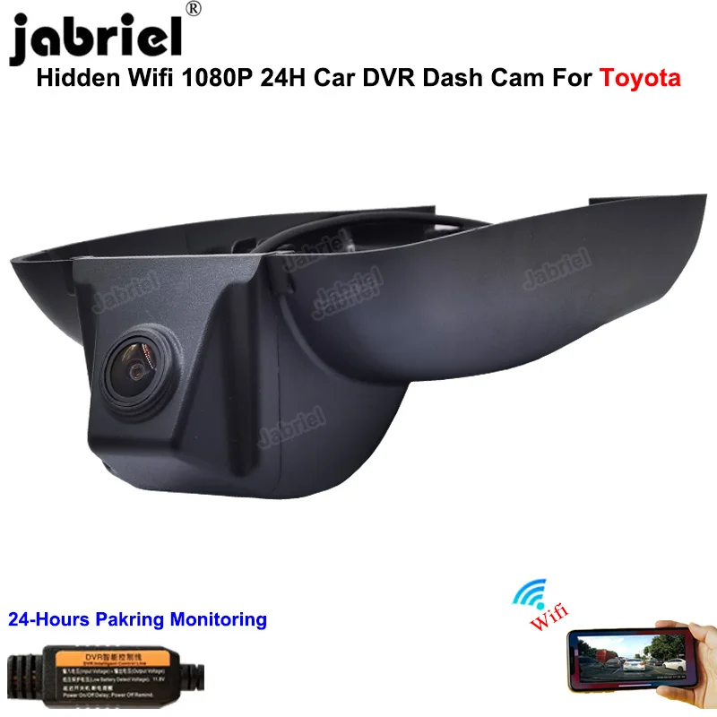 

WIFI Dash Cam Car DVR Camera 1080P 24H Dashcam EDR for Toyota Corolla Highlander Camry Avalon Rav4 Chr 2017 2018 2019 2020 2021