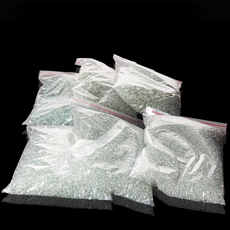 1000pcs/bag Glass Hoodle High Precision Lab Glass Beads Used in distillation to prevent liquid level boiling 1/2/3/4/5/6/7/8mm