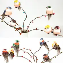 12 шт. искусственные пенные перья имитация птицы домашний сад свадебные украшения 72XF