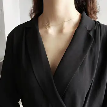 

Filluck 925 Sterling Silver Necklace Birdie Swallow Pattern Pendant Necklace Short Chain Charms Jewelry For Women