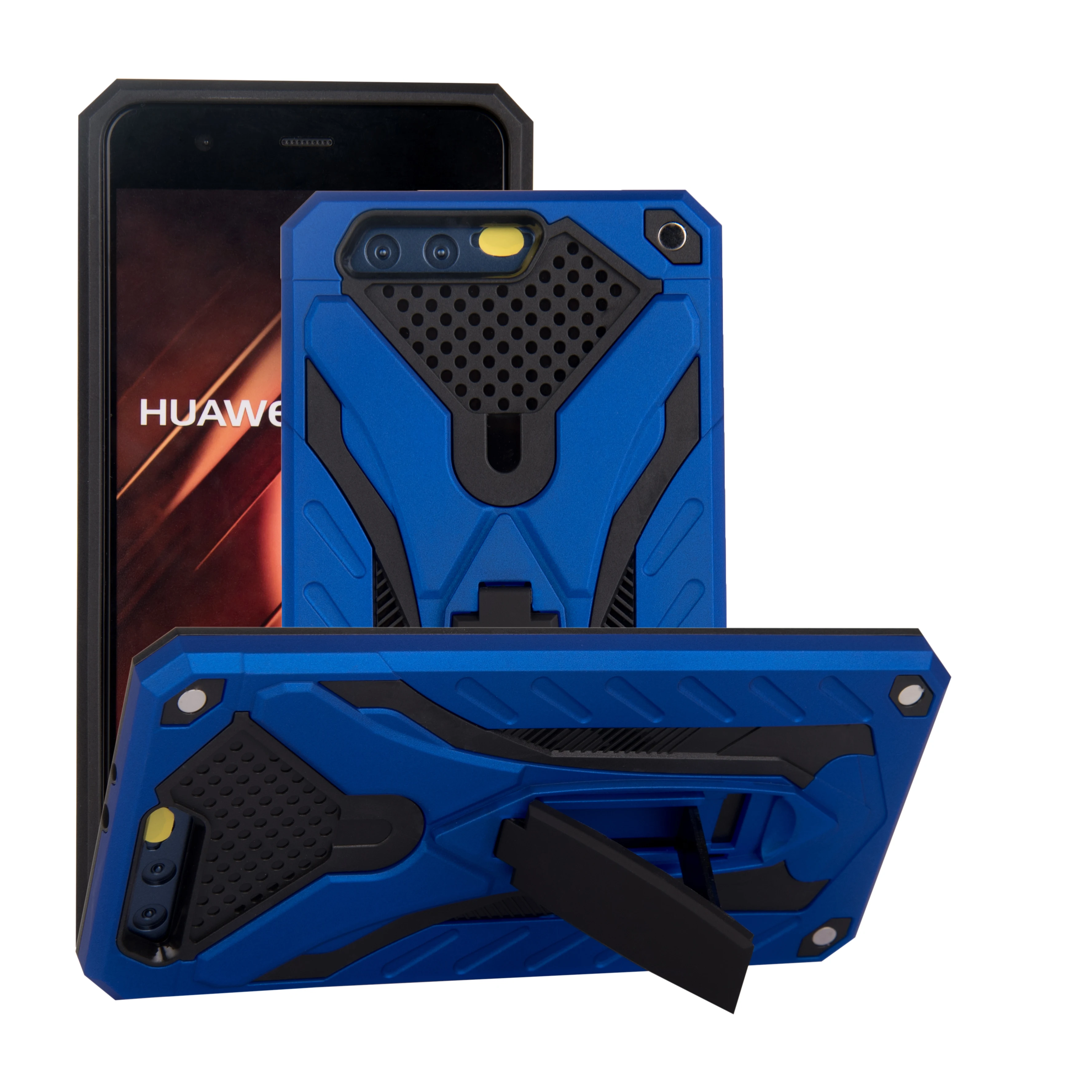 For Huawei P10 Lite Case Knight Armor With Stand Rugged Protective Phone Case For Huawei P8 2