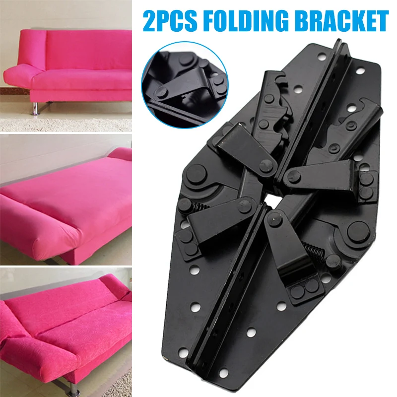 

2pcs Black Steel Heavy Duty Corner Brace Joint Angle Bracket Furniture Folding Brackets L9 #2