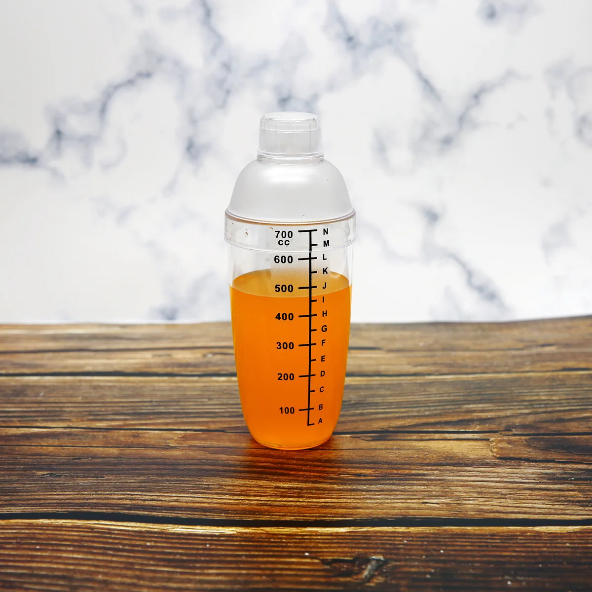 500ml Screen Printing Measuring Shaker Does Not Fade Milk Tea Shaker Resin Screen Printing Measuring Milk Tea Shaker