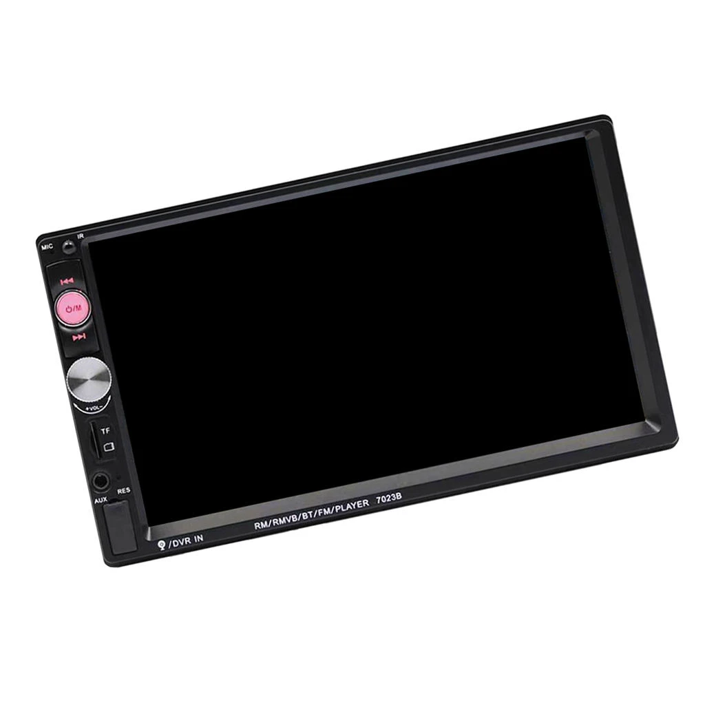 Car Audio Double Din, Touchscreen, Bluetooth, DVD/CD/MP3/USB/SD AM/FM Car Stereo, 7 Inch Digital LCD Monitor, Wireless Remote truck navigation