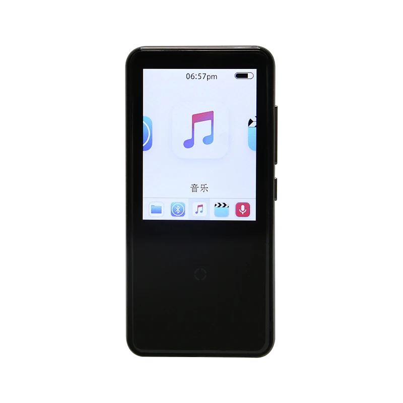 Blue 8G ABKT-Bluetooth4.1 MP3-плеер с динамиком 2,4 дюймов экран без потерь Звук Видео плеер Поддержка FM, запись, TXT, видео, кино, будильник - Цвет: Blue 8G