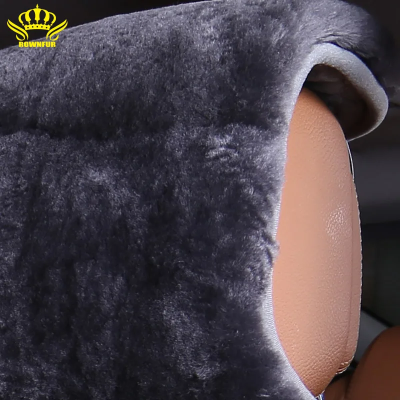 1pc 100% Natural fur Australian sheepskin car seat covers universal size for one front seat cover accessories automobiles 2015