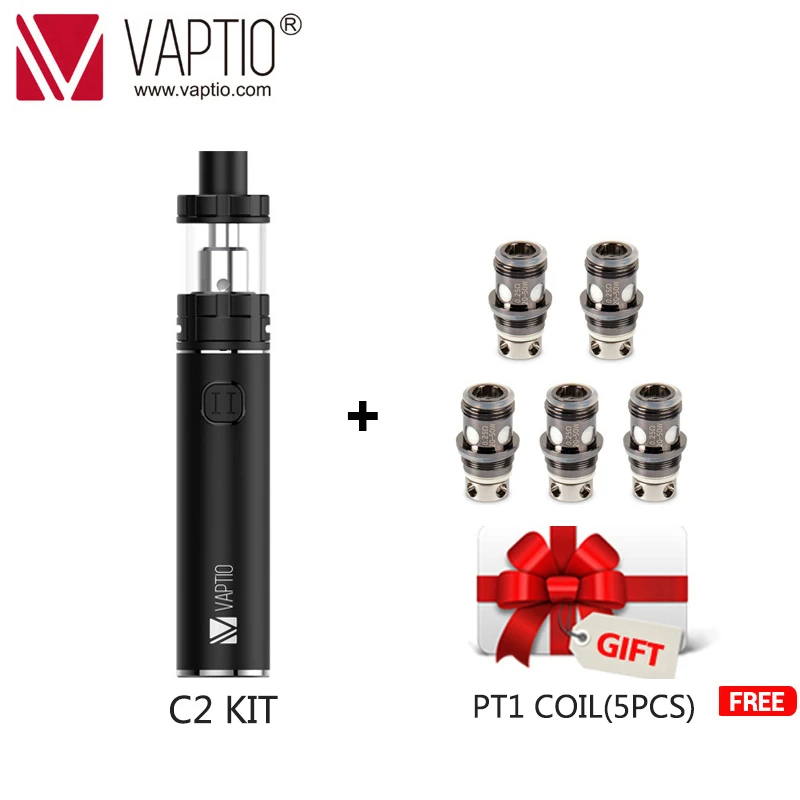 RU Доставка! Оригинальный комплект Vaptio C2 С батареей 3000 мАч встроенный 100 Вт вейп