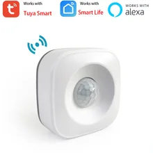 Tuya Motion PIR Sensor Detector Movement WIFI Sensor Smart Life APP Wireless Home Security System Works with Alexa Scenario Set