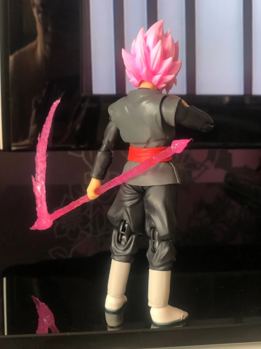 Huan модель Dragon Ball Супер Saiyan Роза голова(без тела) ДЛЯ Bandai SHF Zamasu Goku черные модели N044