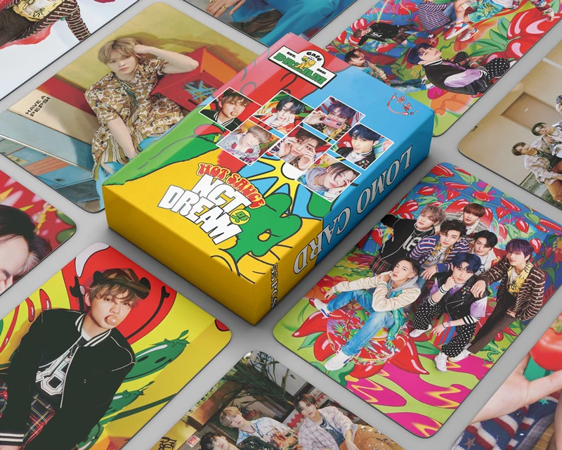 55pcs set new album dream nct poster lomo card 2021 hd photo print album photocard for fans gifts wall stickers aliexpress