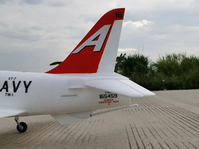 Electric RC Airplane QTmodel T45 T-45 70mm partner factory with FMS model 6