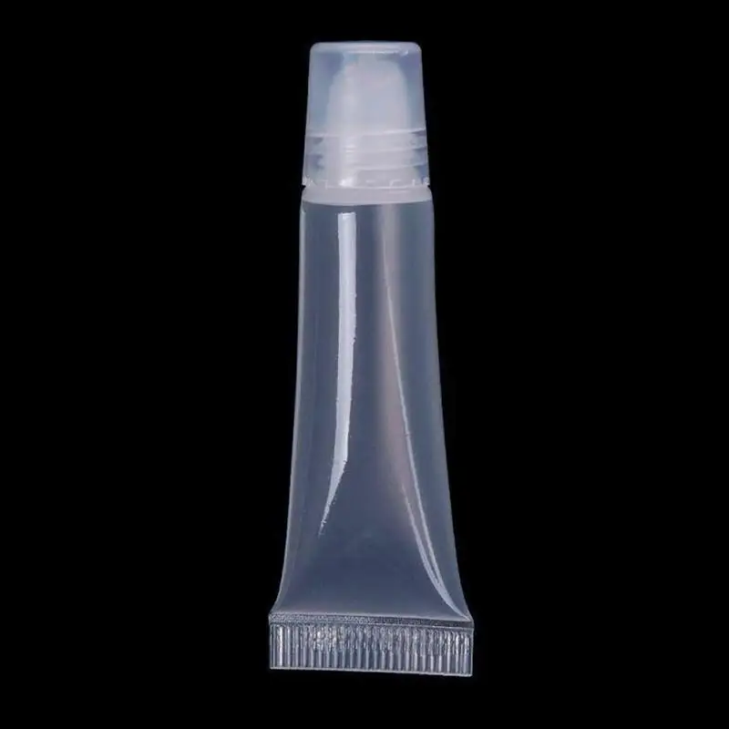 

1 Pcs 5ml Portable Cosmetic Lip Gloss Empty Refillable Tubes Plastic Clear Lip Balm Makeup Storage Containers Tools