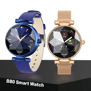 

B80 Smart Watch Female Heart Rate Monitor Blood Pressure Fitness Activity Tracker Sport Fashion Ladies smart Watches Bracelet