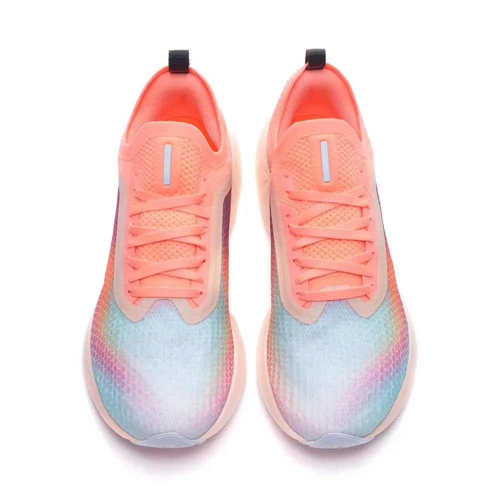 Li-Ning Women SUPER LIGHT XVII Running Shoes Mono Yarn Breathable LiNing Sport Shoes LIGHT FOAM li ning Sneakers ARBQ002