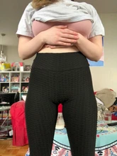 Mallas de encaje perfecto para mujer, Sexy, de talla grande, Push Up, Fitness, mallas con cintura alta