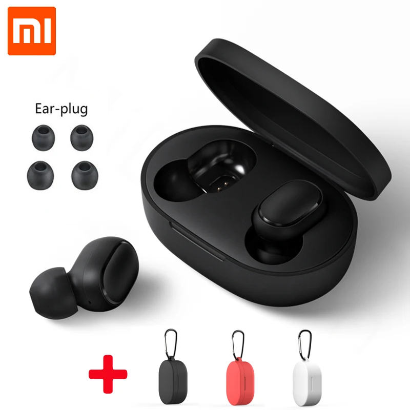 

Instock Xiaomi Redmi Airdots Xiaomi Wireless earphone Voice control Bluetooth 5.0 Noise reduction Tap Control
