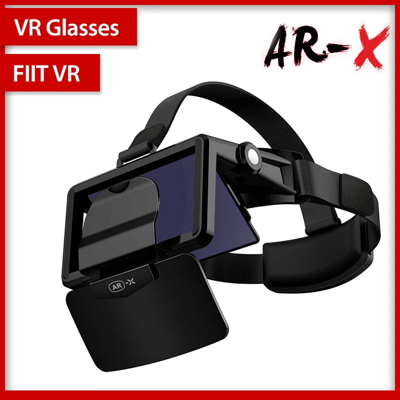 Top Buy LEkQg FIIT VR AR X Glasses Helmet 3D VR Glasses Virtual Reality Headset For Smartphone Cardboard Casque Smart Phone Android 3 D Lense