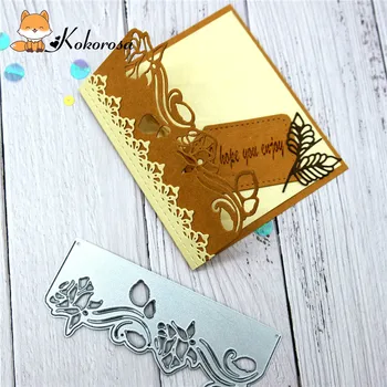 

Kokorosa Cutting Dies Metal Dies Lace Flower Edge Die Scrapbooking Album Card Making Embossing Stencil Diecuts Decoration