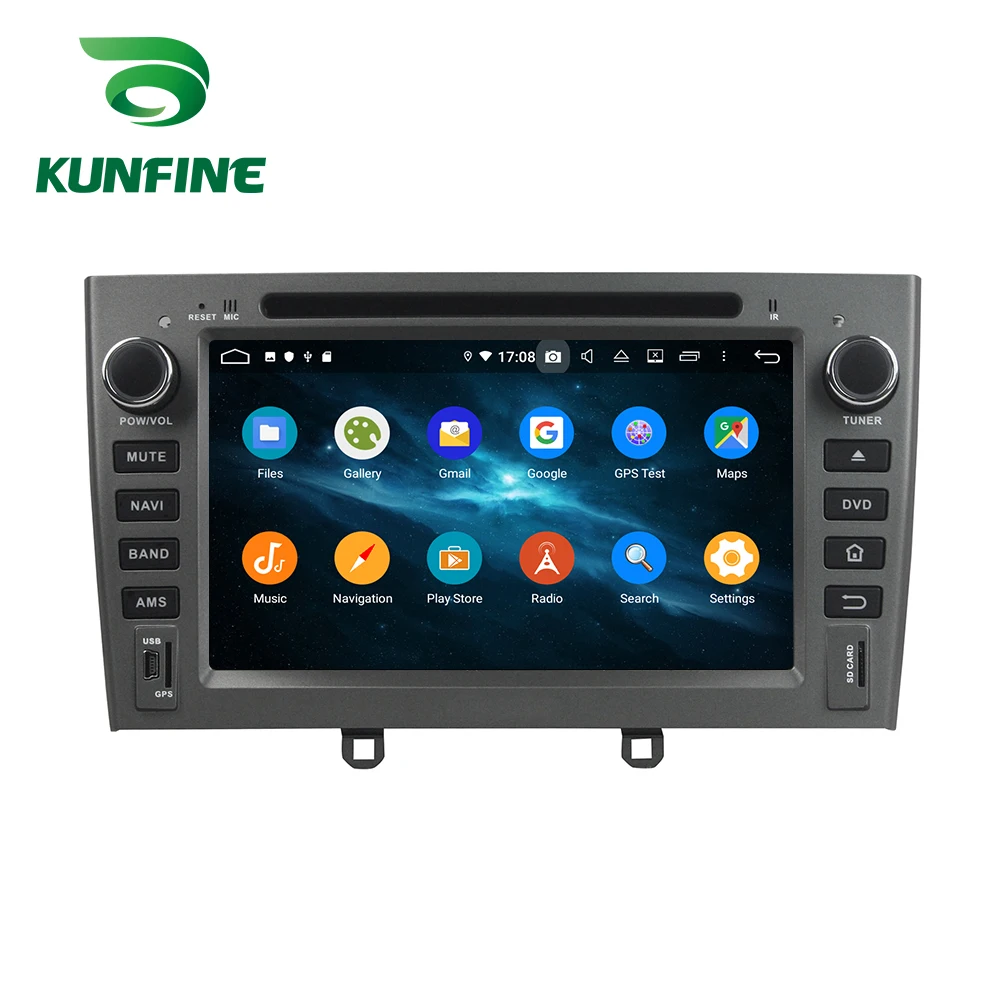 Android 9,0 Восьмиядерный 4 Гб ОЗУ 64 Гб ПЗУ автомобильный DVD gps мультимедийный плеер стерео для PEUGEOT 408 2007-2010 радио головное устройство wifi
