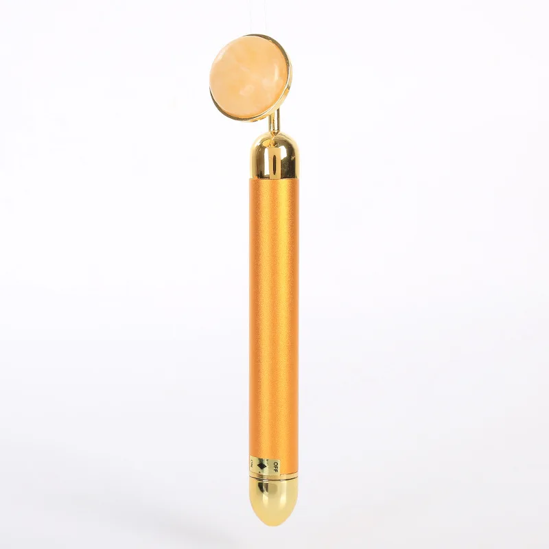 

Manufacturers Direct Selling 24K Gold Stick Beauty Roller Jade Beauty Roller Thin Face Rod Thin Face Useful Product a Generation