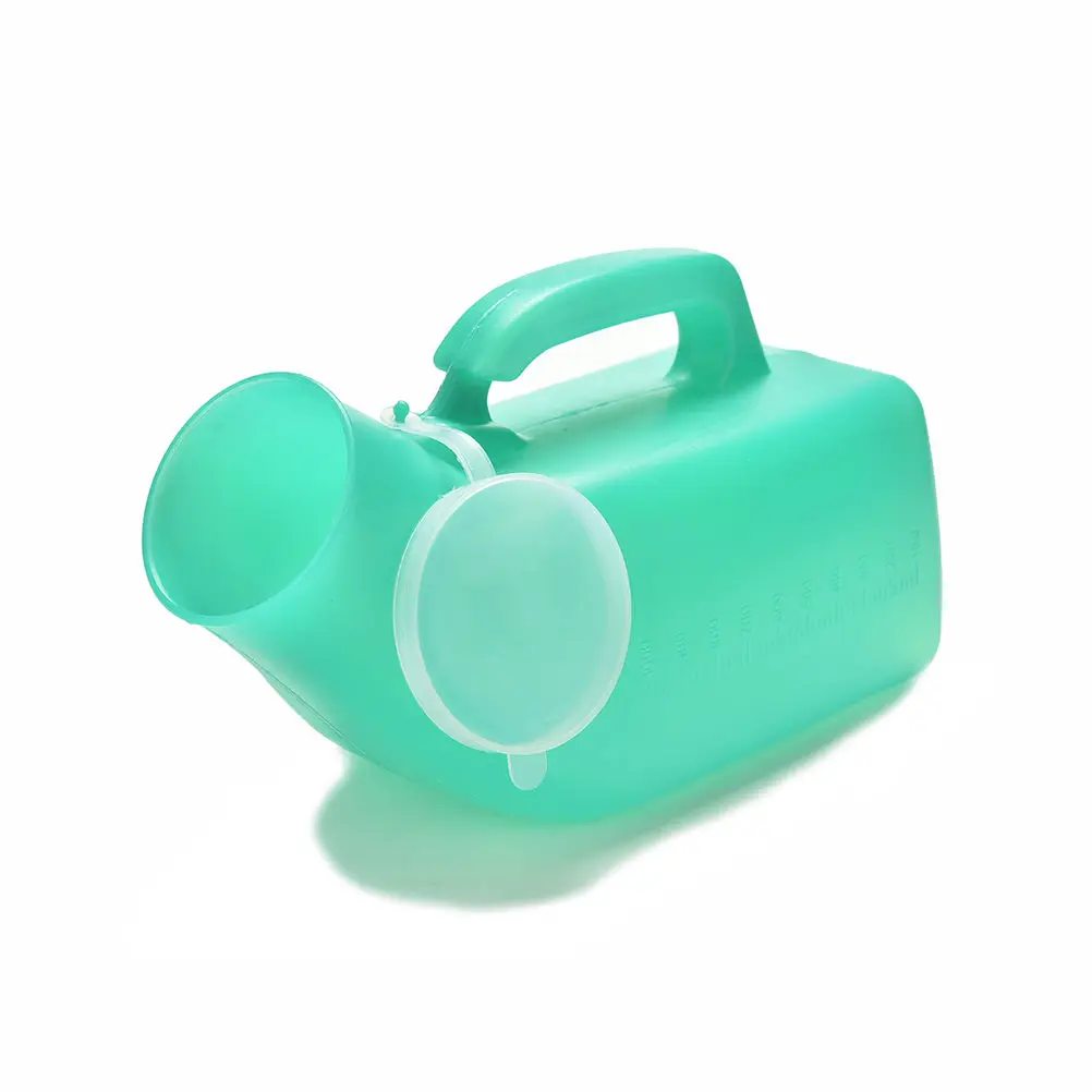 Travel 1000ML Female Urinal Portable Mobile Toilet Car Journeys Camping Boats Urinal - Цвет: green