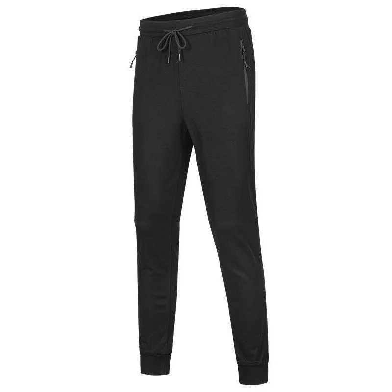

Quality Autumn Men's Sports Elasticity Cotton Linen Knit Pants Drawstring Top Comfortable Running Athletic Pants OEM Customizabl