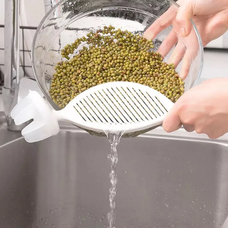 

Kitchen Rice Beans Peas Washing Filter Strainer Plastic Pot Strainer Kitchen Wash Colanders Gargets Tools