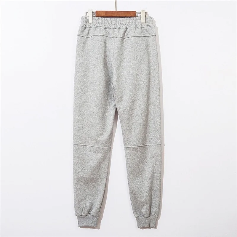 Autumn and Winter New Unilateral CP Pocket Lens Zipper Casual Men Women Couple Ankle-Tied Sweatpants Trousers Fashion