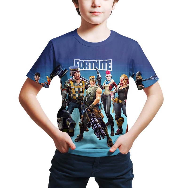 Camiseta de Fortnite para niños, ropa con estampado 3D disfraces de Cosplay, camisetas Unisex, camisetas de Among Anime Z para niños| Camisetas| - AliExpress