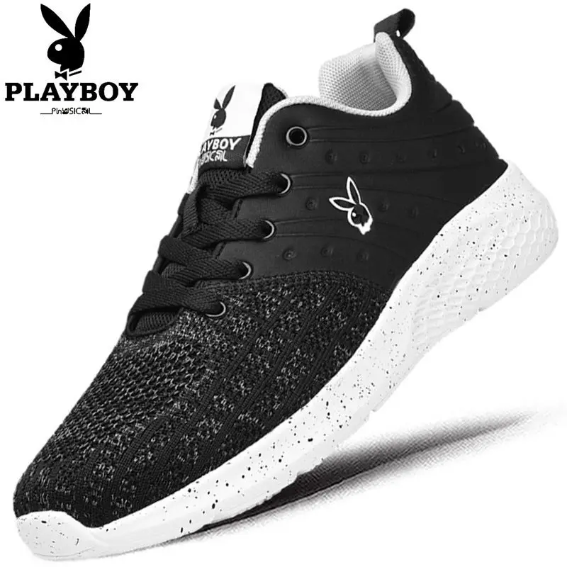 

PLAYBOY Spring New Style Men Shoes Breathable Trend Versatile Sports Casual Mesh Brand Canvas Shoes Trendy Shoes