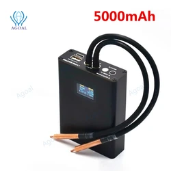 BTL 02 5000 mah mini ponto soldador kit display led digital máquina de solda a ponto para 0.2mm niquelado 18650 bateria