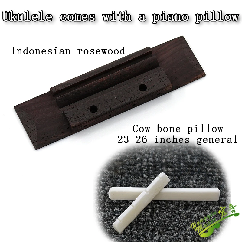 Indonesia rosewood ukulele bridge string pillow string board piano bridge pillow accessories macro sound