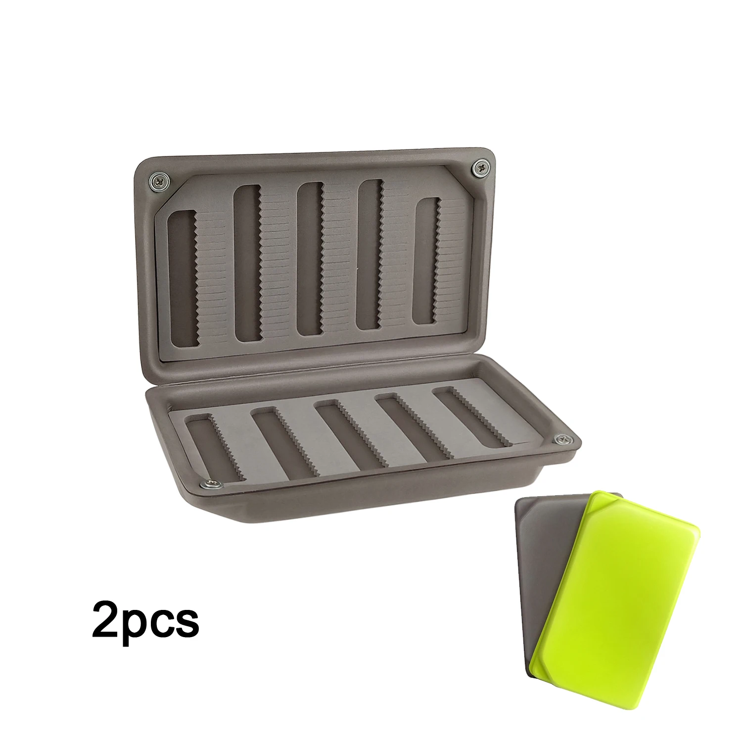 2PACK-Aventik Float EVA Foam Fly Box водонепроницаемый кейс для рыбалки Fly Fishing Box 6X3,48X1,2 дюймов