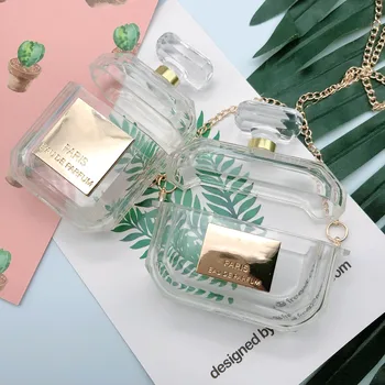 

Luxury Perfume Bottle Case for Apple Airpods Pro Protective Sleeve Personalized Drop-proof TPU Wireless Bluetooth Headset Case