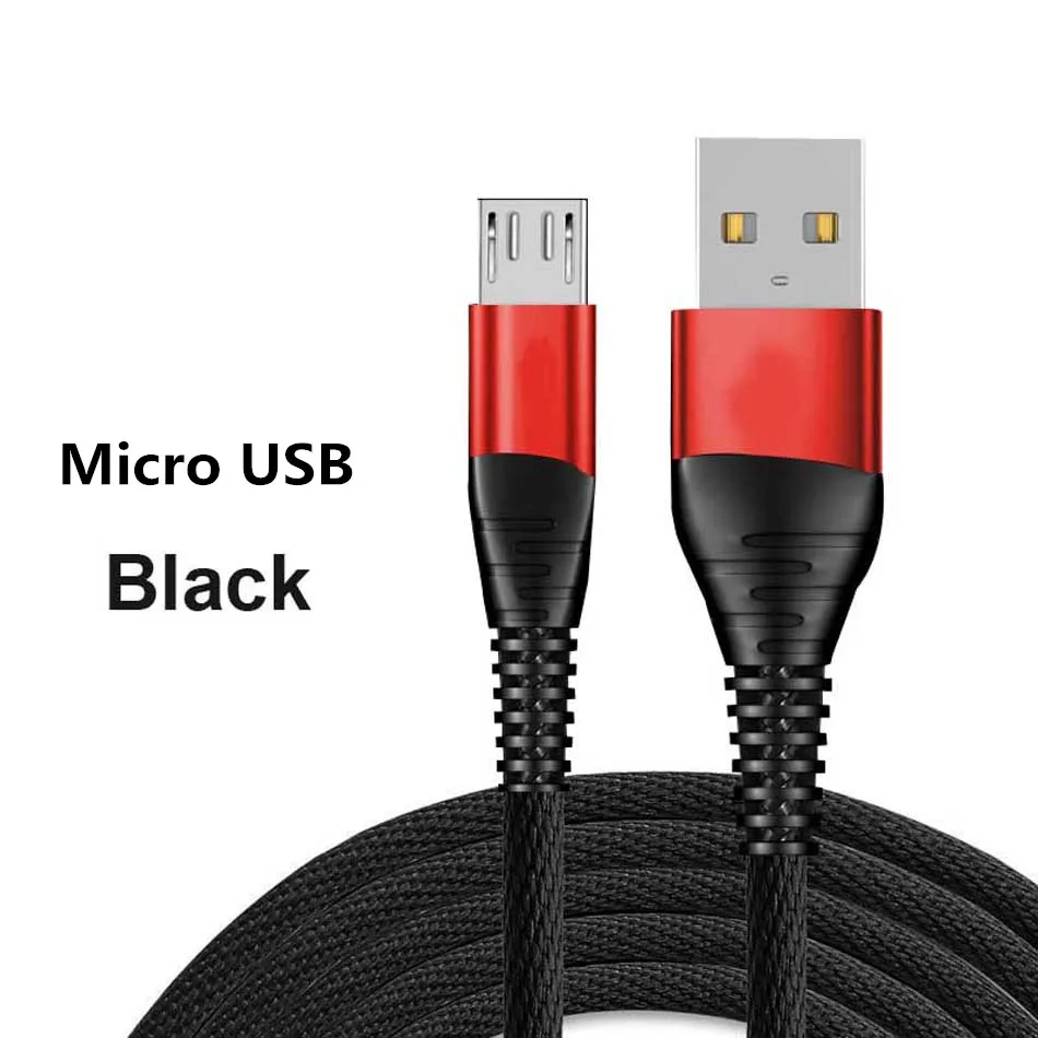 Oppselve usb кабель в оплетке type C и Micro USB кабель для зарядки samsung Xiaomi LG Tablet Redmi note 7 зарядный шнур для мобильного телефона