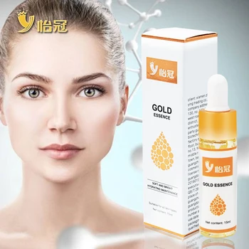 

Shrink Pores Gold Hyaluronic Acid liquid Moisturizing Face Serum Whitening Plant Skin Care Anti Aging Anti Wrinkle Cream 15ml