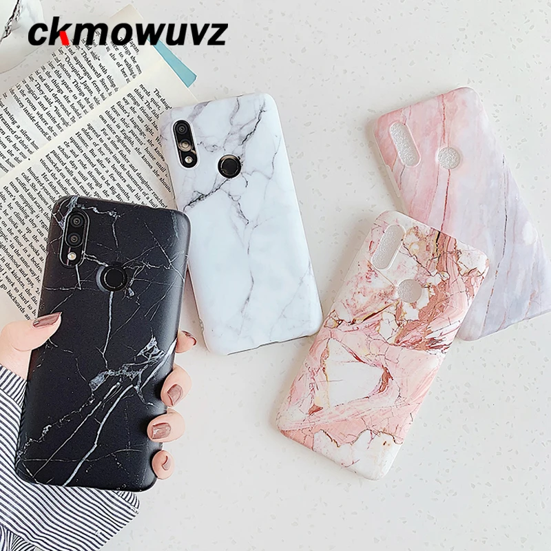 Мраморный чехол для Xiaomi Redmi Note 7 Pro 8 Xiomi Redmi7 задняя крышка на IMD силиконовый
