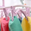 12 Clip Folding Drying Rack Underwear Socks Clip Multi-functional Clothes Rack Hot Sale High Quality New Patterns 3