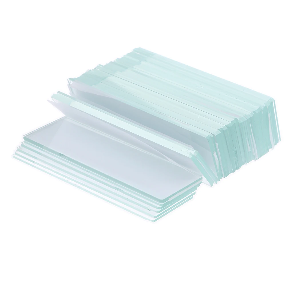 50pcs Glass Pre-cleaned Microscope Slides Ground Edge Kids Basic Biological Science Education 50pcs 1x3inch 50pcs Glass Pre-cleaned Microscope Slides Ground Edge Kids Basic Biological Science Education 50pcs 1x3inch