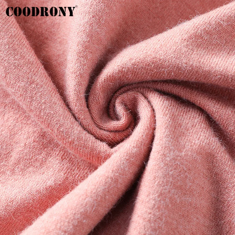 COODRONY Brand Cardigans Streetwear Light Color Floral Women 2020 Autumn Winter Casual Slim Fit Wool Sweaters Female W1031