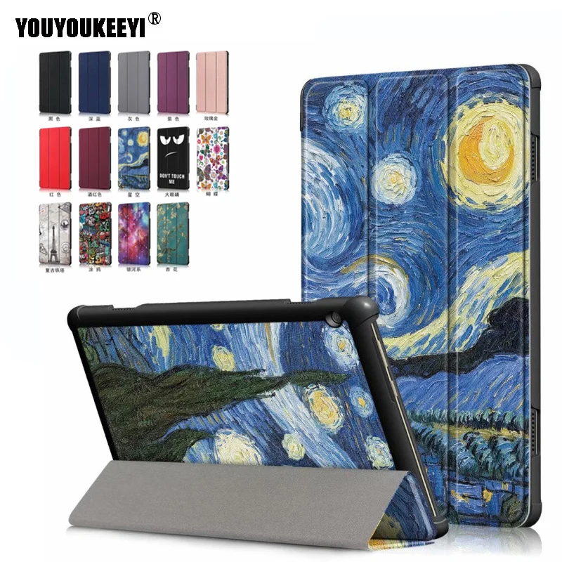Custodia Per Lenovo Tab M10 Hd 2A Generazione Cover Tb-X306X Tb-X306F Tb-X505F Tb-X505L Tb-X505X Tb-X605L Tb-X605F Funda Stand Shell + Regalo