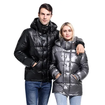 

2020 Winter Couple Parkas Men And Women Thicken Coat Keep Warm Windbreaker Parka Jacket Unisex Winter Parkas Coat Men Clothing