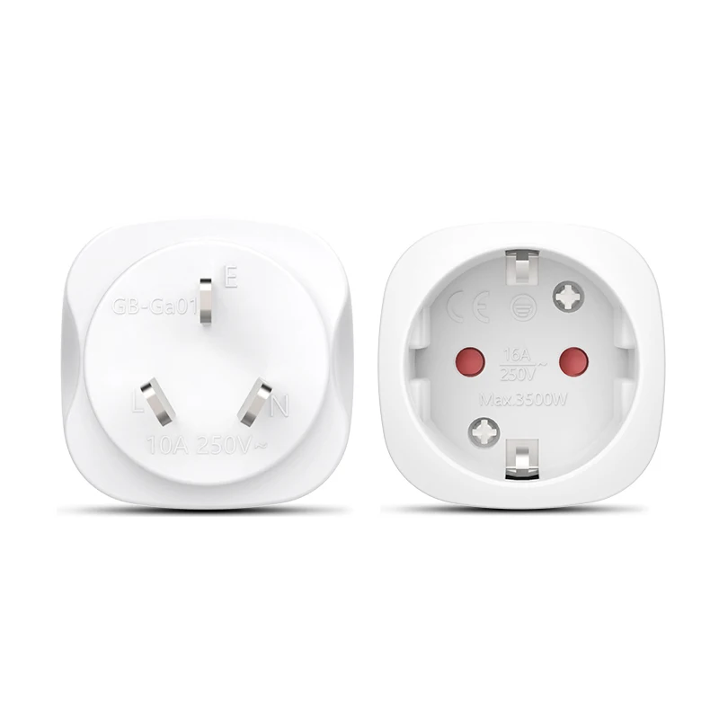 

Electrical Plug Adapter AU CN To EU Outlet MAX 3500W Power Socket Plug China Travel Charger Converter Flame Retardant