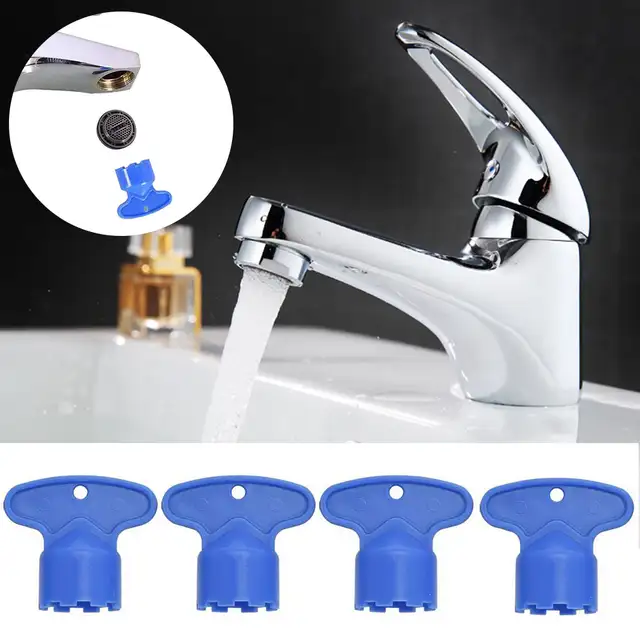 10pcs Install Kitchen Basin Faucet Aerator Key Abs Replacement
